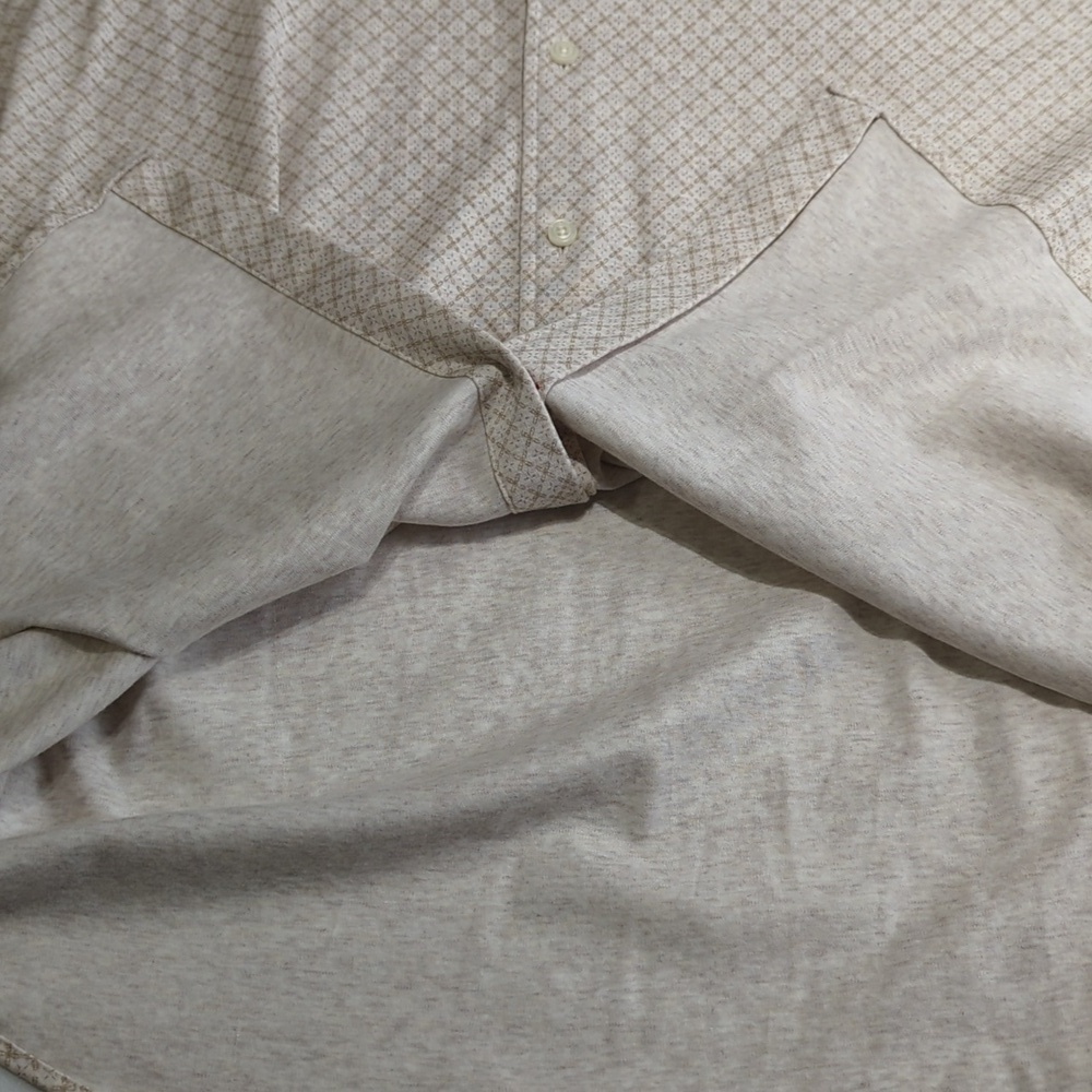 Daniel Cremieux Beige Patterned Button Down Shirt... Nice And Soft!! - Picture 6 of 12